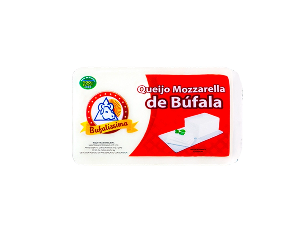 MUÇARELA DE BÚFALA BUFALLÍSSIMA 3 KG (CX 3 PÇ)